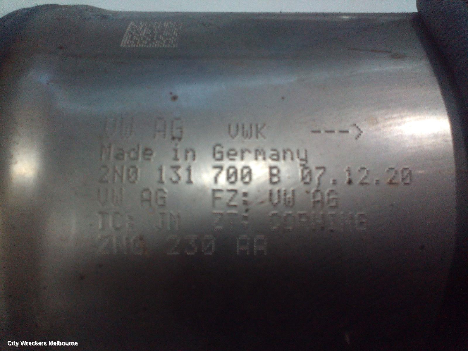 VOLKSWAGEN CRAFTER CATALYTIC CONVERTER, DOWNPIPE-CAT TYPE, 2.0, DIESEL, DAVA CODE, SY1, 08/2017 ONWARDS