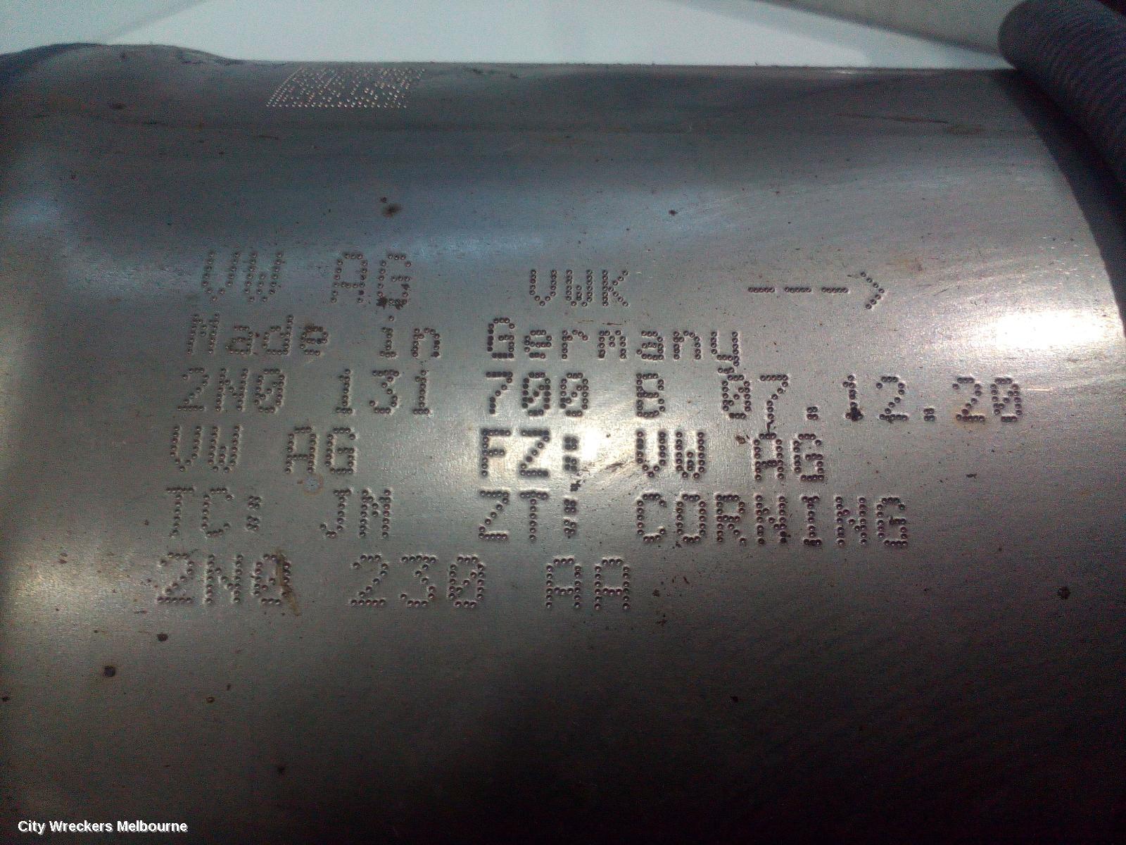 VOLKSWAGEN CRAFTER CATALYTIC CONVERTER, DOWNPIPE-CAT TYPE, 2.0, DIESEL, DAVA CODE, SY1, 08/2017 ONWARDS