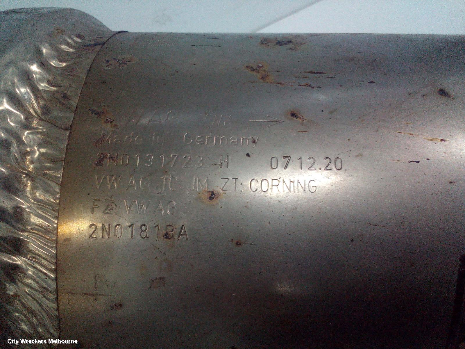 VOLKSWAGEN CRAFTER CATALYTIC CONVERTER, DOWNPIPE-CAT TYPE, 2.0, DIESEL, DAVA CODE, SY1, 08/2017 ONWARDS
