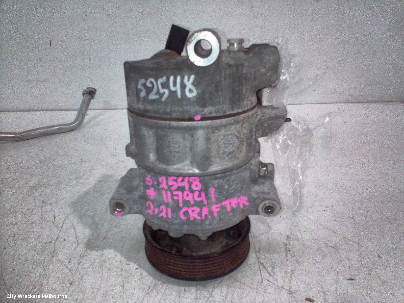 VOLKSWAGEN CRAFTER A/C COMPRESSOR, SY1, 2.0, DIESEL, DAVA/DAUA CODE, SANDEN, 08/2017 ONWARDS