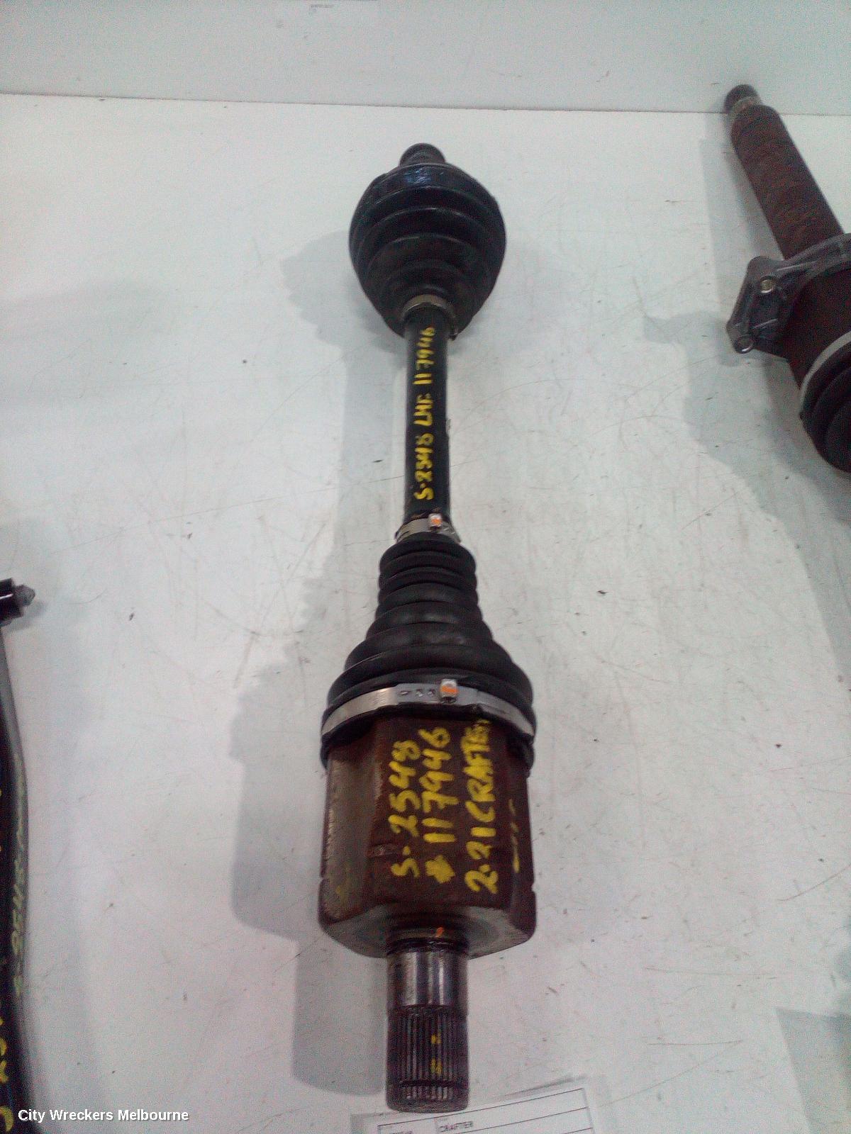 VOLKSWAGEN CRAFTER LEFT DRIVESHAFT, SY1, 08/2017 ONWARDS