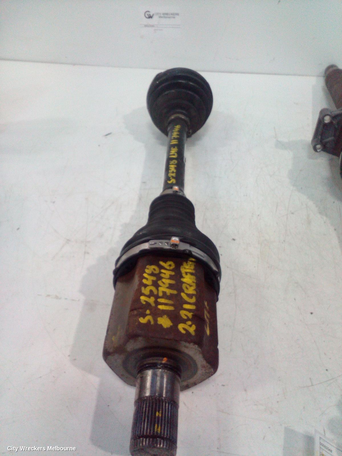 VOLKSWAGEN CRAFTER LEFT DRIVESHAFT, SY1, 08/2017 ONWARDS