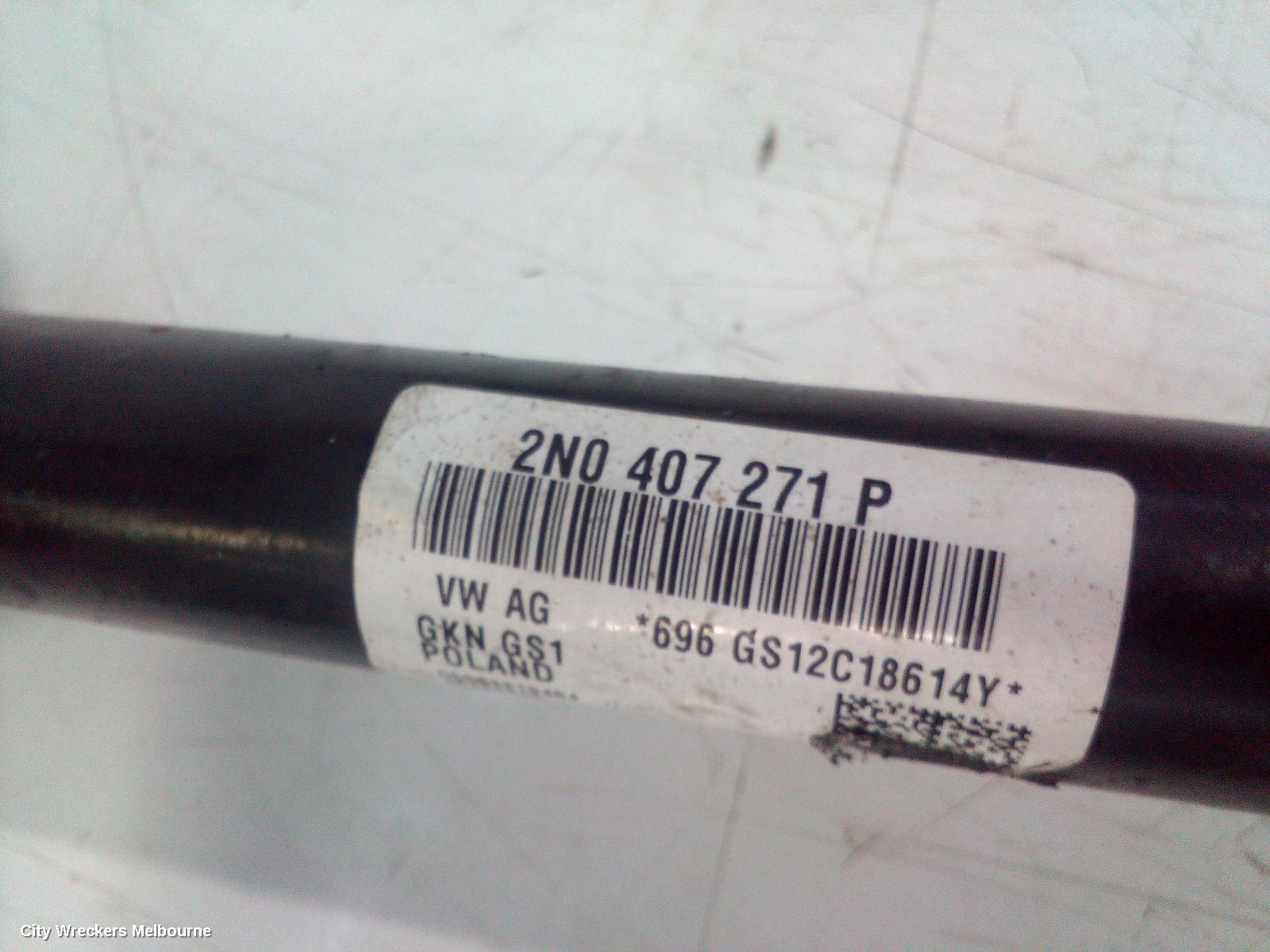 VOLKSWAGEN CRAFTER LEFT DRIVESHAFT, SY1, 08/2017 ONWARDS