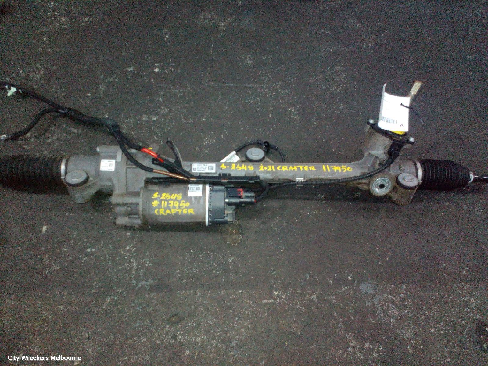 VOLKSWAGEN CRAFTER STEERING BOX/RACK, SY1, 08/2017 ONWARDS