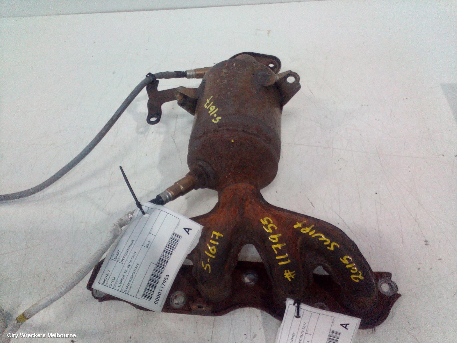 SUZUKI SWIFT CATALYTIC CONVERTER, MANIFOLD-CAT TYPE, 1.4, PETROL, FZ, 08/2010 - 03/2017