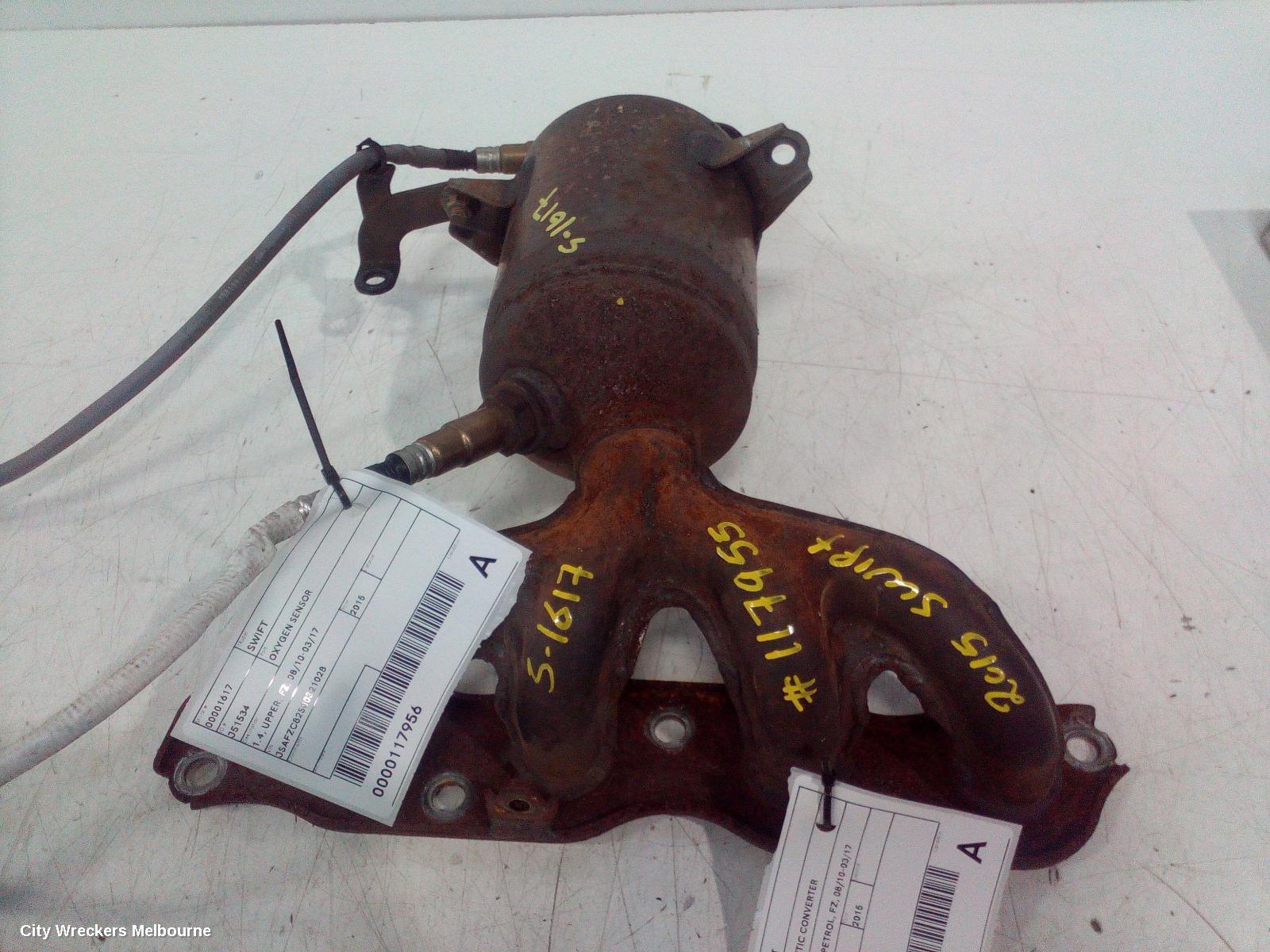 SUZUKI SWIFT CATALYTIC CONVERTER, MANIFOLD-CAT TYPE, 1.4, PETROL, FZ, 08/2010 - 03/2017