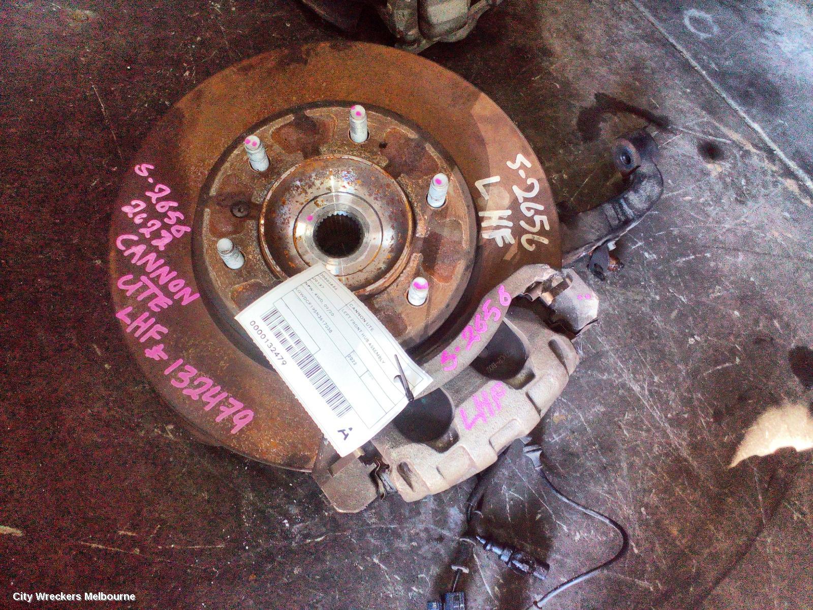 GREAT WALL CANNON UTE LEFT FRONT HUB ASSEMBLY, NPW, 4WD, 09/2020 ONWARDS