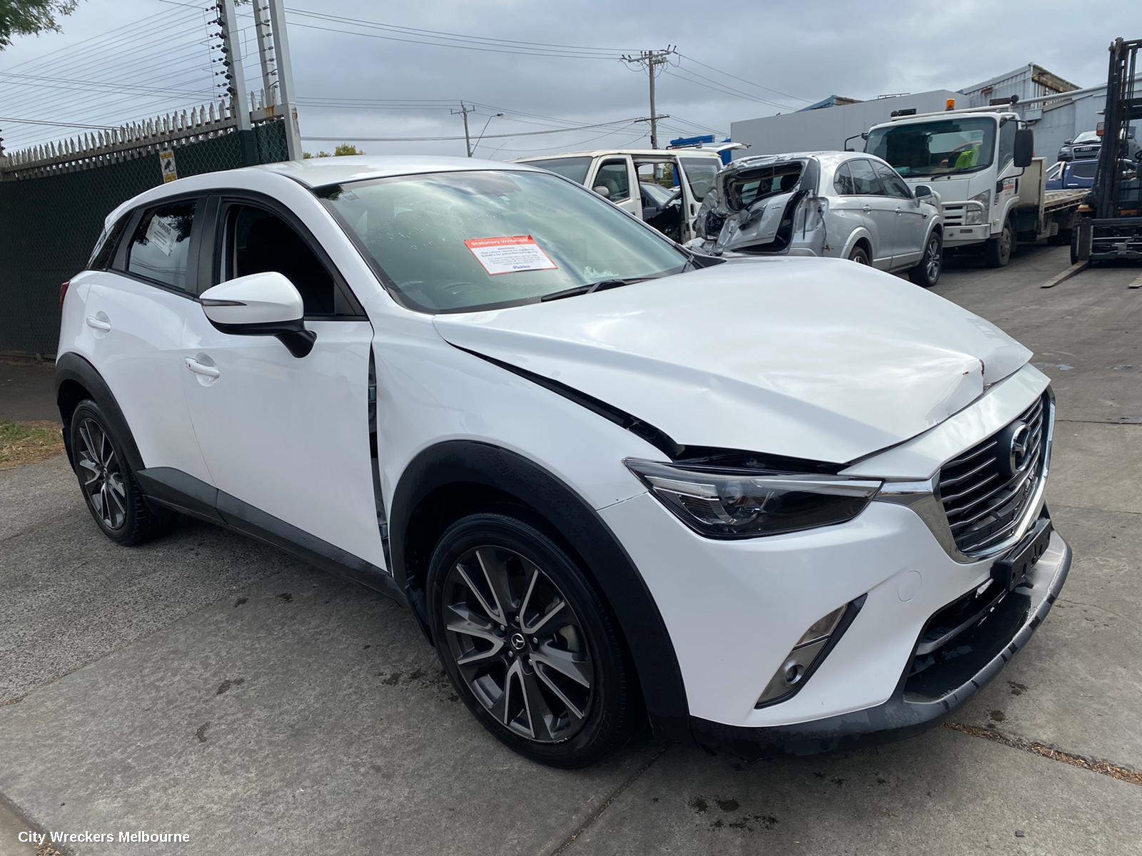 MAZDA CX3 RIGHT FRONT WINDOW REG/MOTOR, DK, 03/2015 - 01/2017