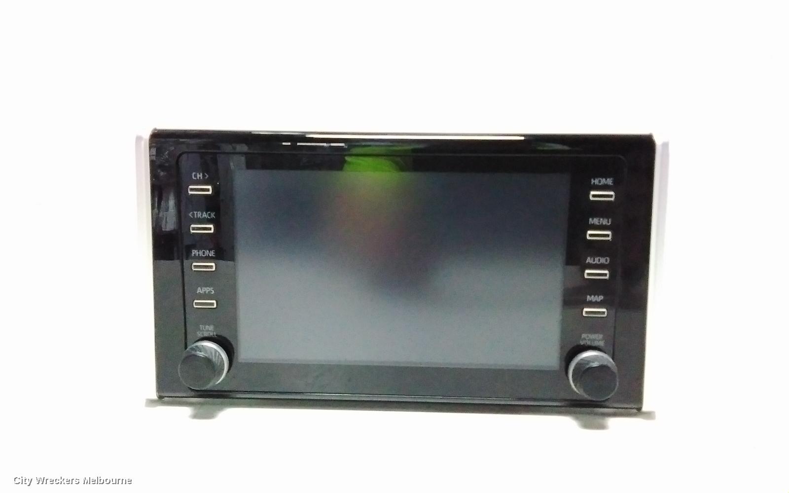 TOYOTA RAV4 RADIO/CD/DVD/SAT/TV, HEAD UNIT, W/ DISPLAY UNIT, 8IN TOUCHSCREEN, NON PREMIUM TYPE, XA50, GX/GXL/XSE, 11/2018 - 06/2022