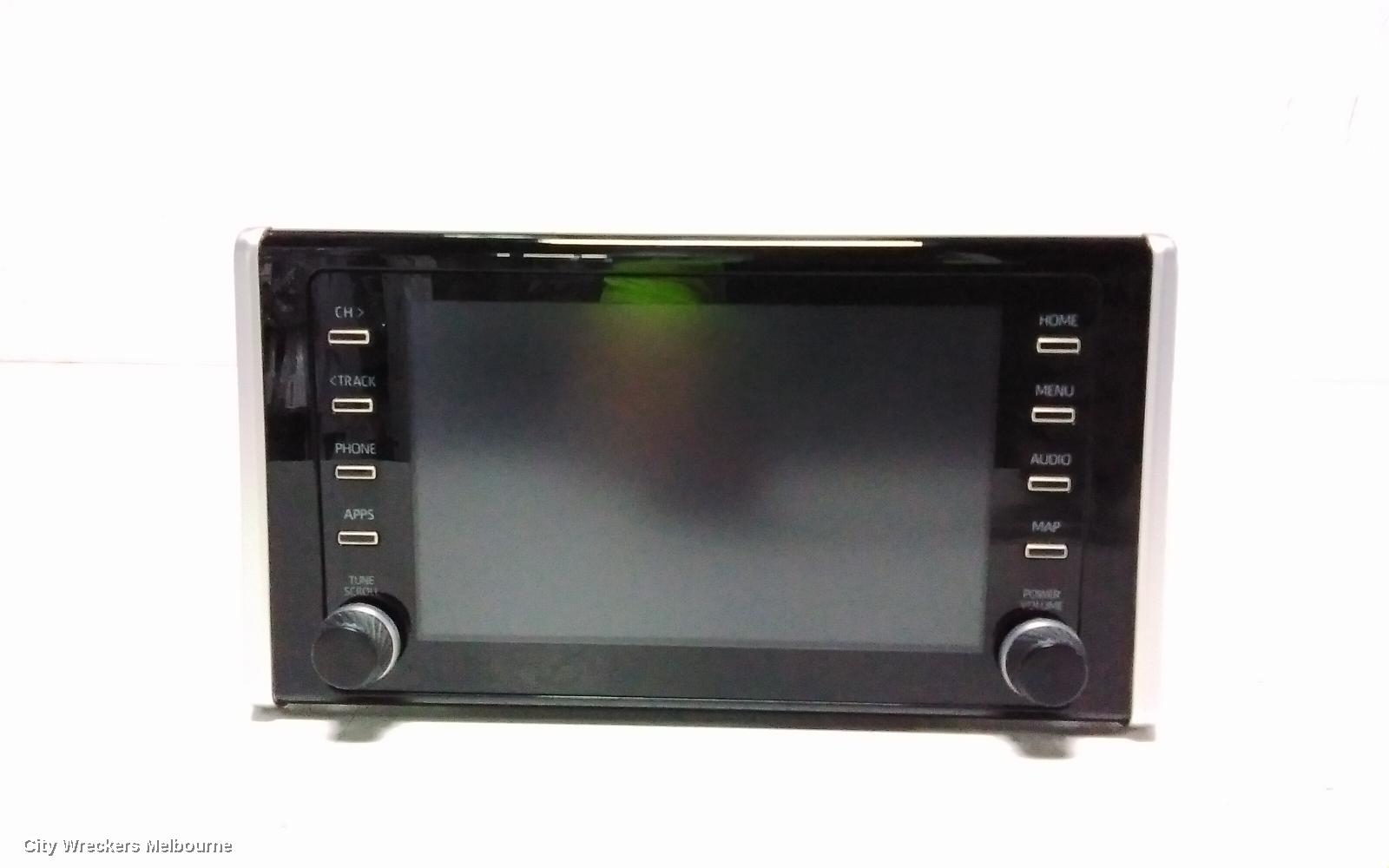 TOYOTA RAV4 RADIO/CD/DVD/SAT/TV, HEAD UNIT, W/ DISPLAY UNIT, 8IN TOUCHSCREEN, NON PREMIUM TYPE, XA50, GX/GXL/XSE, 11/2018 - 06/2022