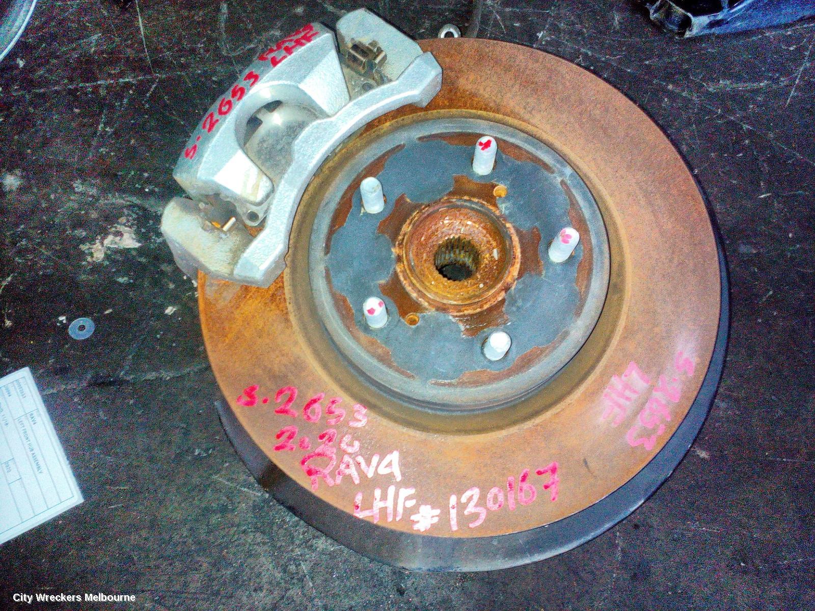 TOYOTA RAV4 LEFT FRONT HUB ASSEMBLY, XA50, FWD, 11/2018 ONWARDS