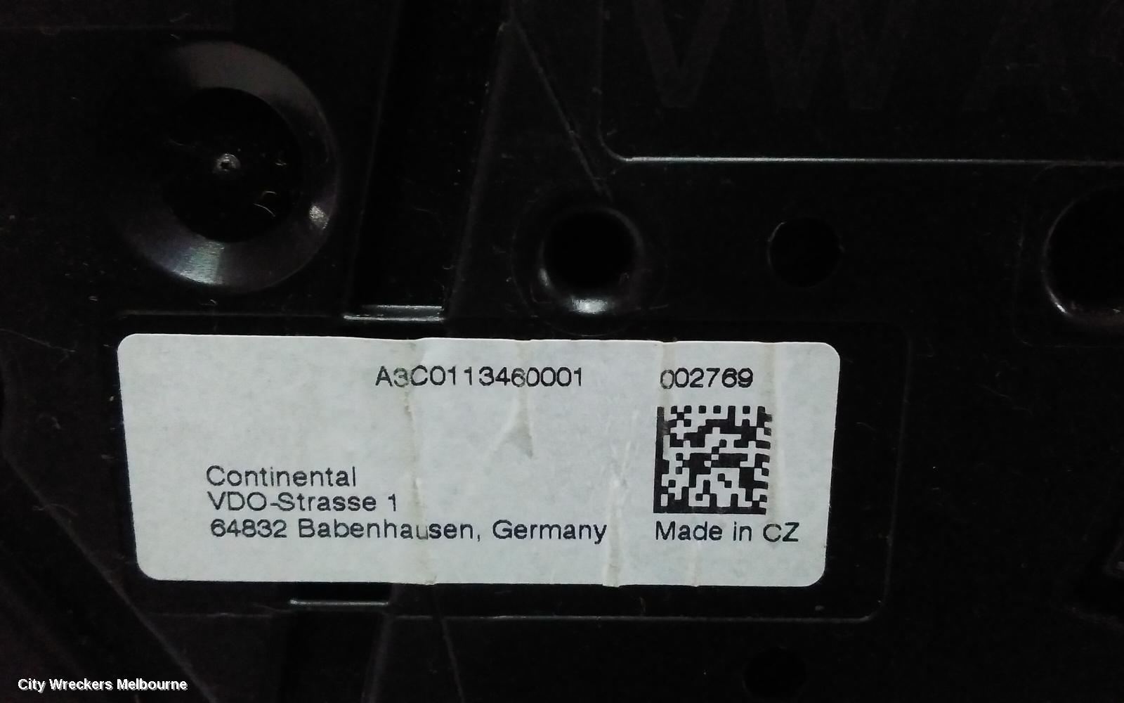 VOLKSWAGEN CRAFTER INSTRUMENT CLUSTER, AUTO T/M, SY1, 08/2017 ONWARDS