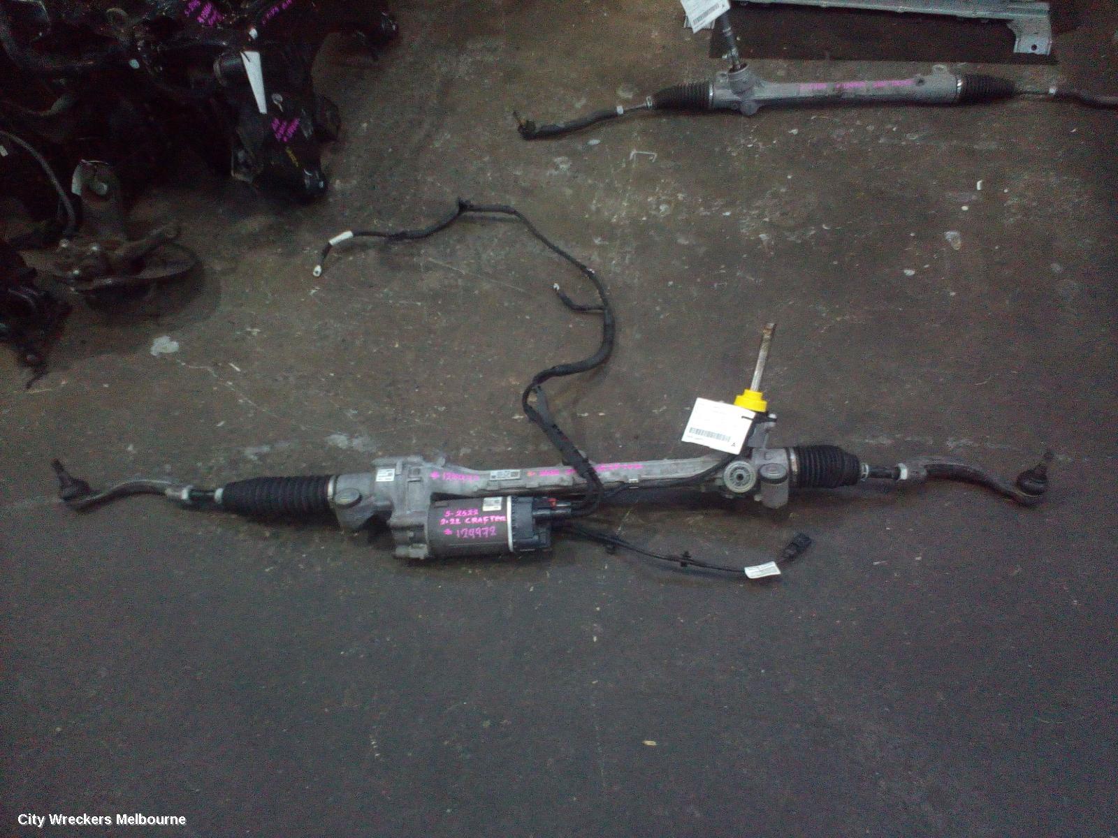 VOLKSWAGEN CRAFTER STEERING BOX/RACK, SY1, 08/2017 ONWARDS