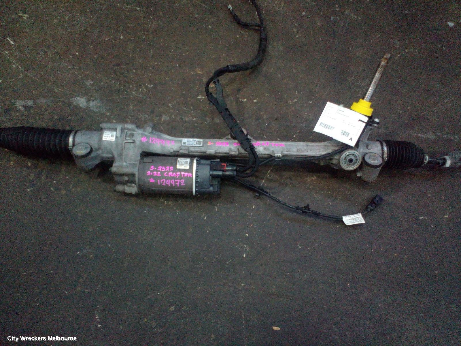 VOLKSWAGEN CRAFTER STEERING BOX/RACK, SY1, 08/2017 ONWARDS