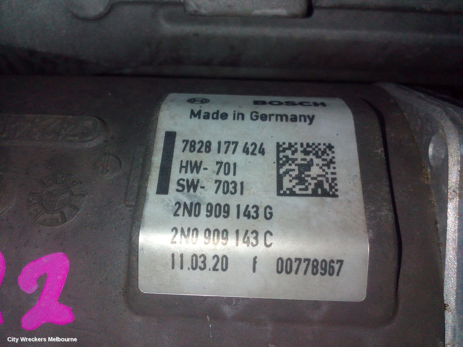 VOLKSWAGEN CRAFTER STEERING BOX/RACK, SY1, 08/2017 ONWARDS