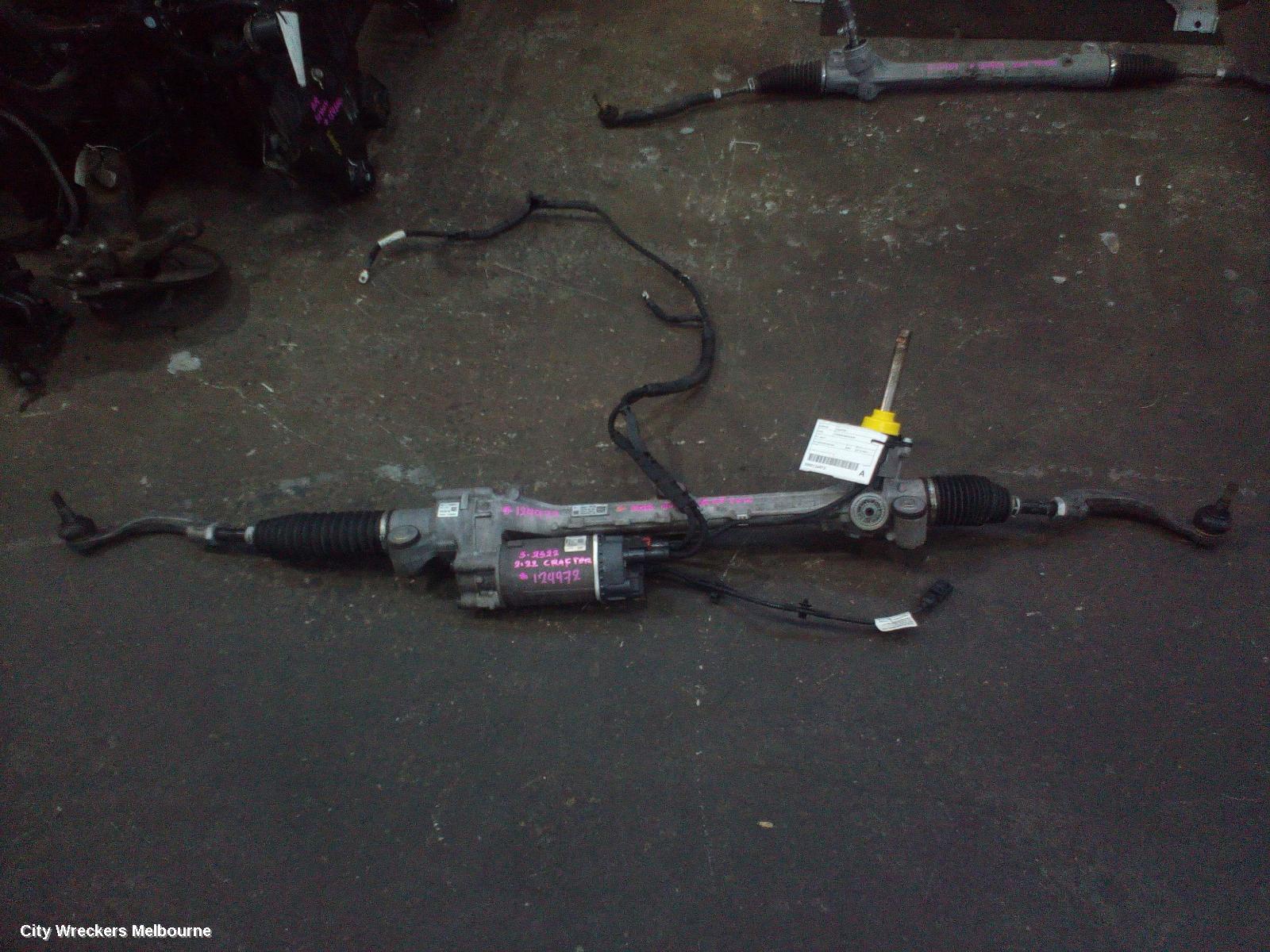 VOLKSWAGEN CRAFTER STEERING BOX/RACK, SY1, 08/2017 ONWARDS