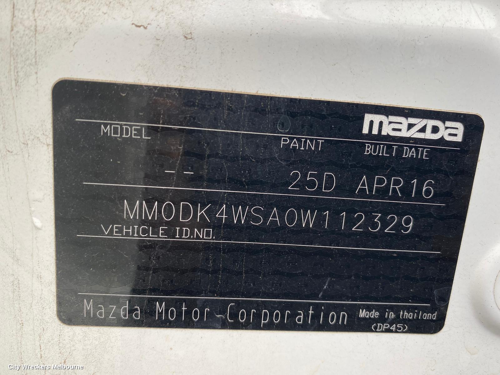 MAZDA CX3 DOOR/BOOT/GATE LOCK, LEFT FRONT DOOR LOCK, DK, 03/2015 ONWARDS