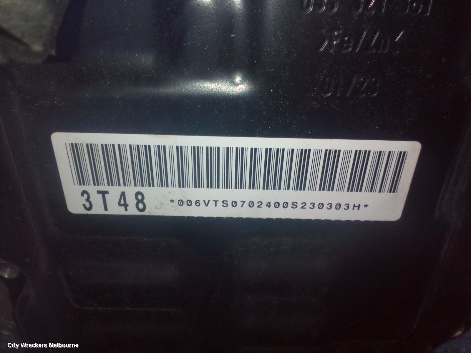 VOLKSWAGEN GOLF TRANS/GEARBOX, AUTO, FWD, PETROL, 1.4, VTS CODE, 8 SPEED, GEN 8, 09/2020 ONWARDS