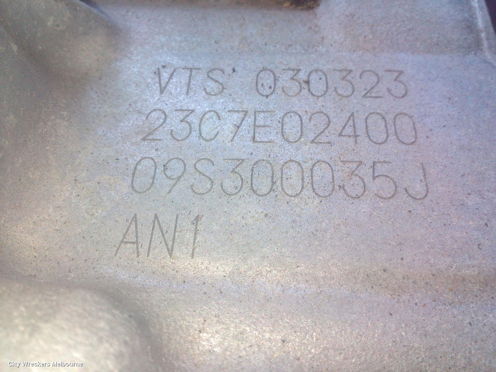 VOLKSWAGEN GOLF TRANS/GEARBOX, AUTO, FWD, PETROL, 1.4, VTS CODE, 8 SPEED, GEN 8, 09/2020 ONWARDS