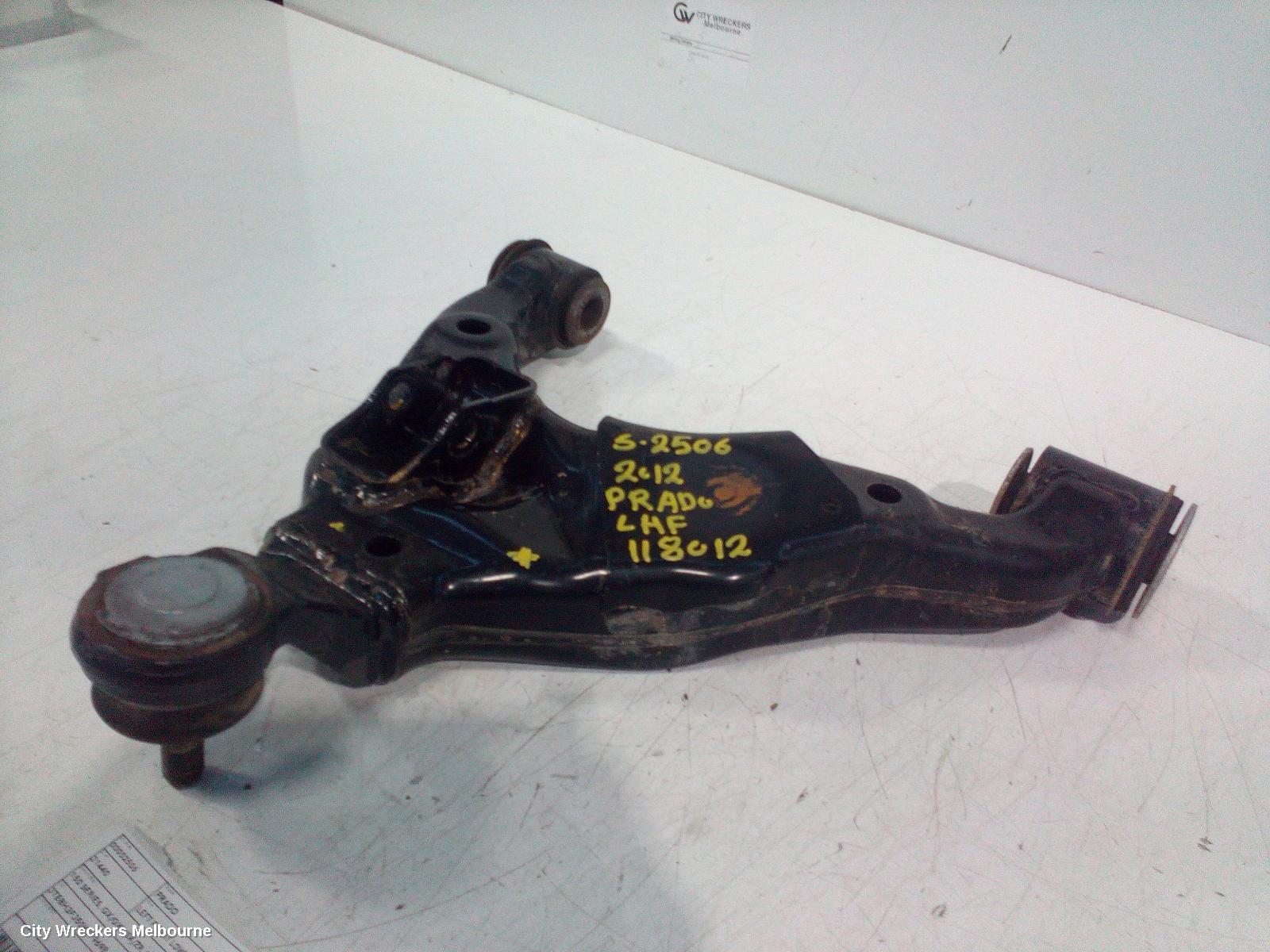 TOYOTA PRADO LEFT FRONT LOWER CONTROL ARM, 150 SERIES, NON KDSS TYPE, 08/2009 - 11/2023