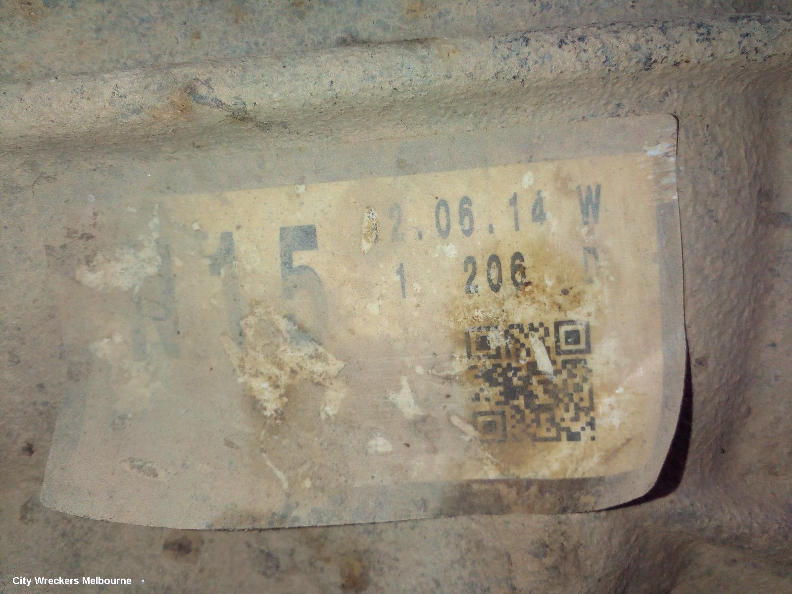 TOYOTA PRADO DIFFERENTIAL CENTRE, FRONT, 3.0, DIESEL, 150 SERIES, 3.909 RATIO (A02A CODE), 08/2009 - 05/2015