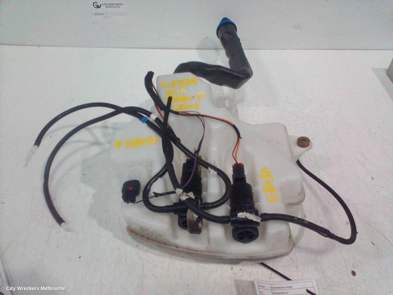 LAND ROVER RANGEROVER SPORT WASHER BOTTLE, L320, 08/2005 - 12/2013