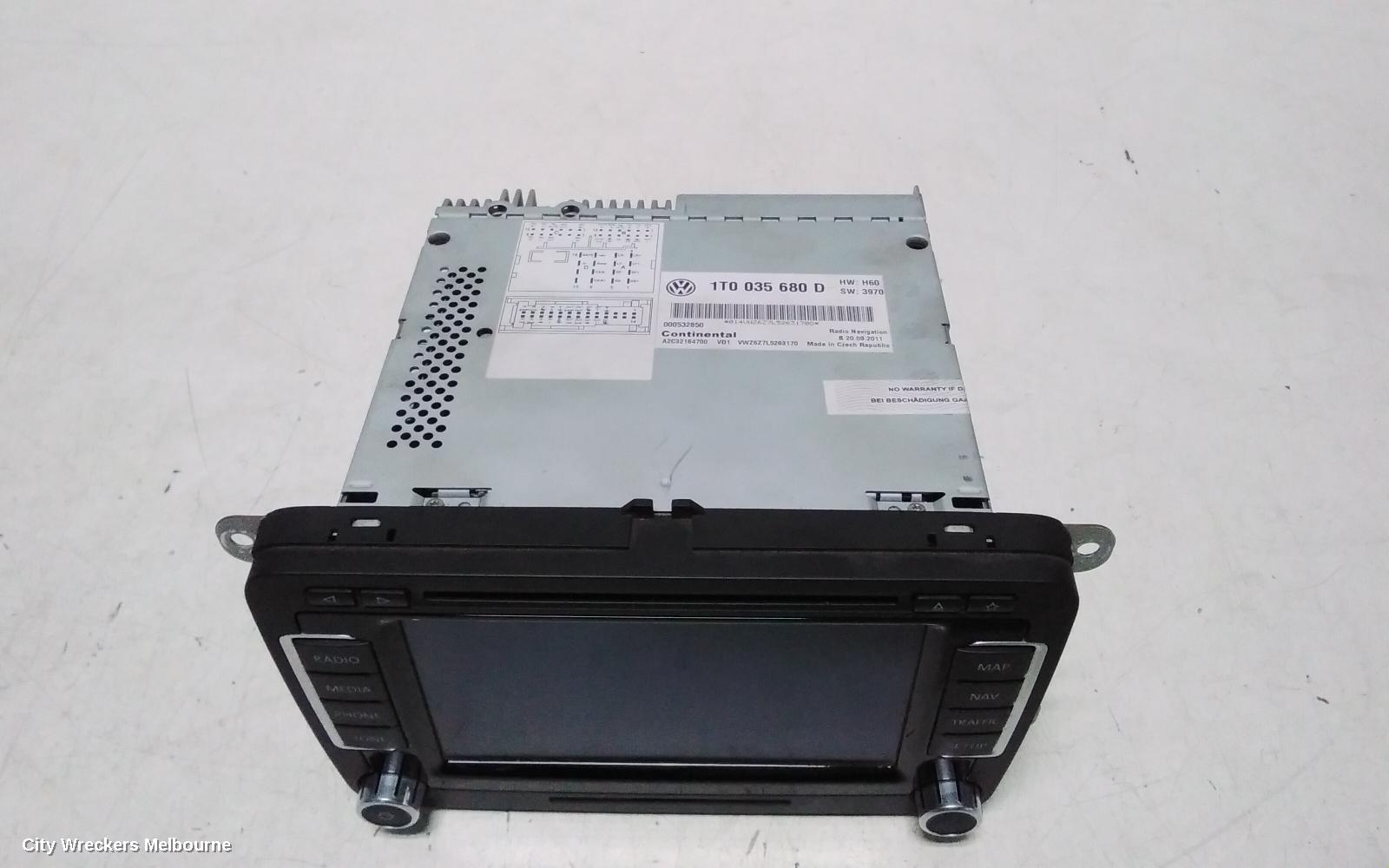 VOLKSWAGEN PASSAT RADIO/CD/DVD/SAT/TV, DISPLAY & HEAD UNIT (RNS510), 3C/MK6 B6-B7/3CC, 03/2006 - 12/2016