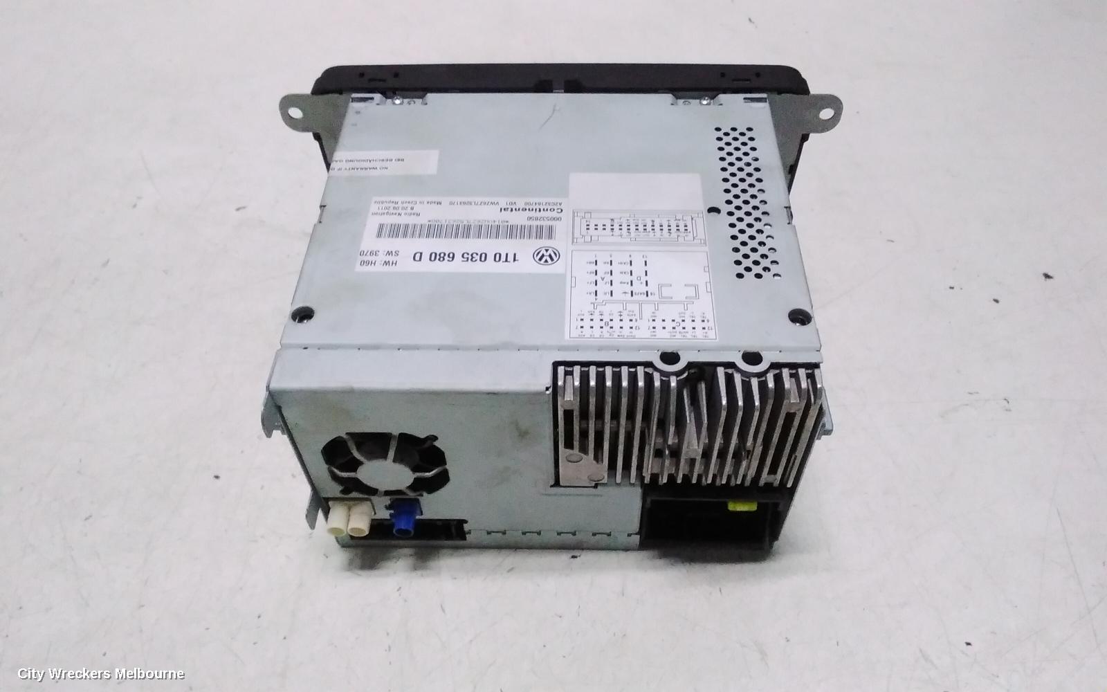VOLKSWAGEN PASSAT RADIO/CD/DVD/SAT/TV, DISPLAY & HEAD UNIT (RNS510), 3C/MK6 B6-B7/3CC, 03/2006 - 12/2016