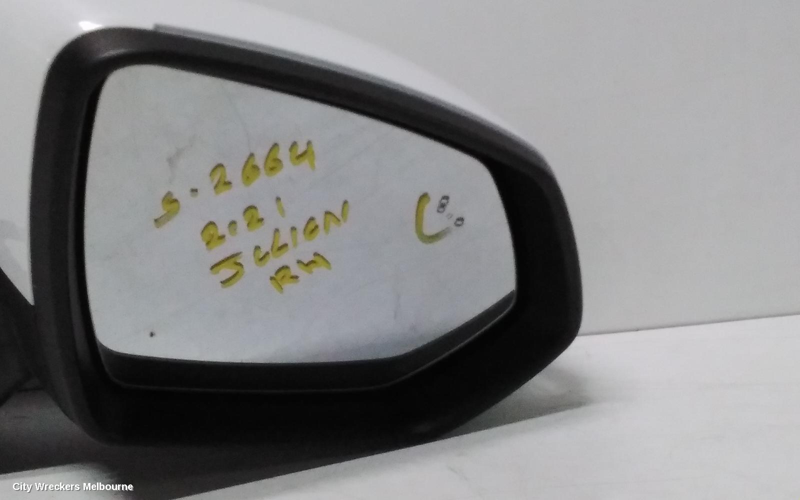 HAVAL JOLION RIGHT DOOR MIRROR, A01, POWER, HEATED, AUTO FOLDING, 02/2021 ONWARDS