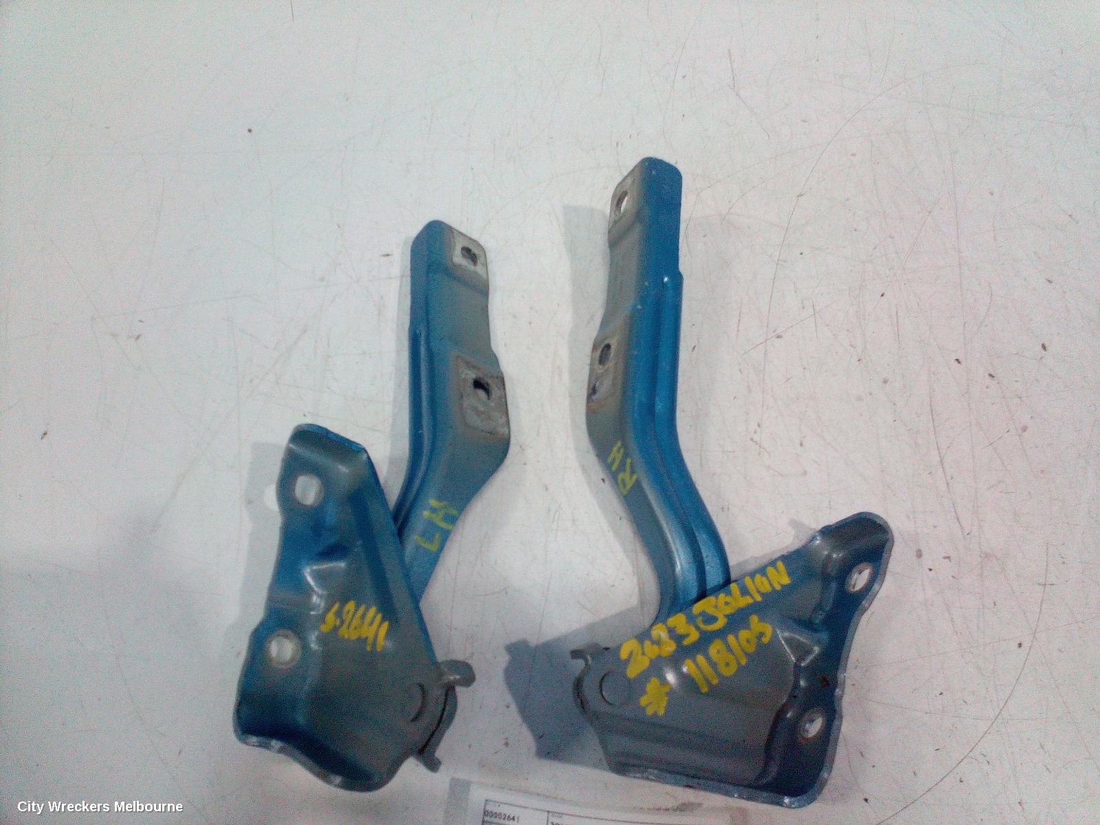 HAVAL JOLION BONNET HINGE/STRUT, A01, HINGE (PAIR), 02/2021 ONWARDS