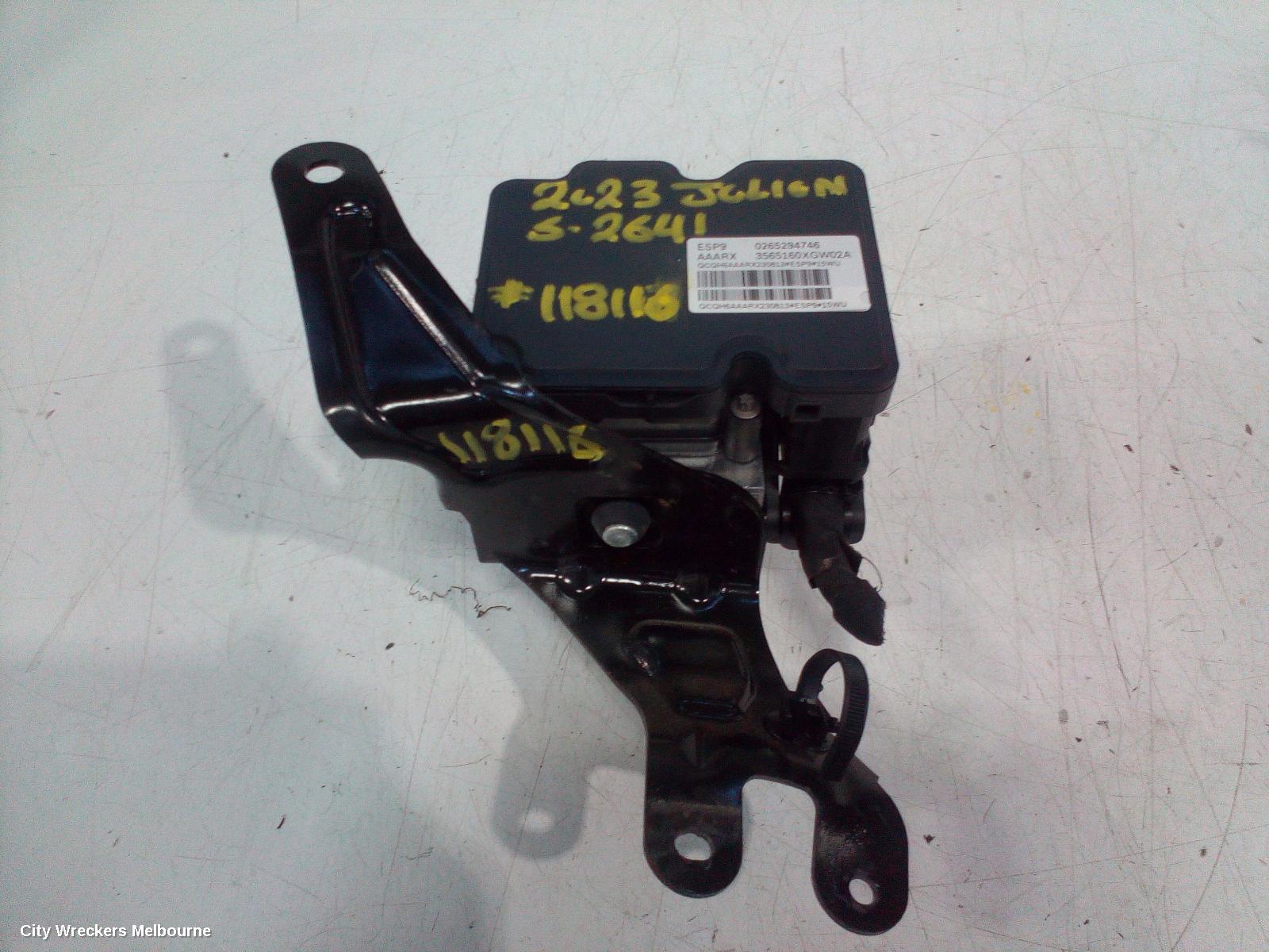 HAVAL JOLION ABS PUMP/MODULATOR, A01, 02/2021 ONWARDS
