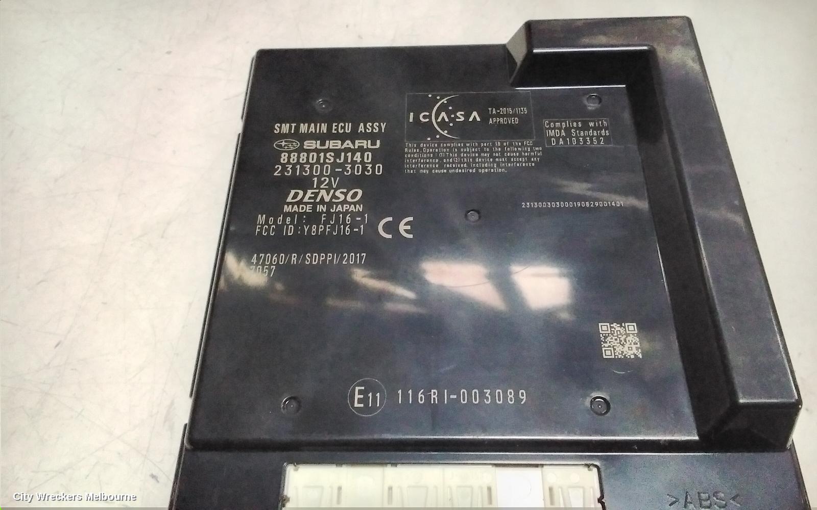 SUBARU FORESTER ECU, ENGINE ECU, 2.5, FB25, PETROL, SEC SET (ECU/IMM/READER/KEY), SK, 08/2018 ONWARDS