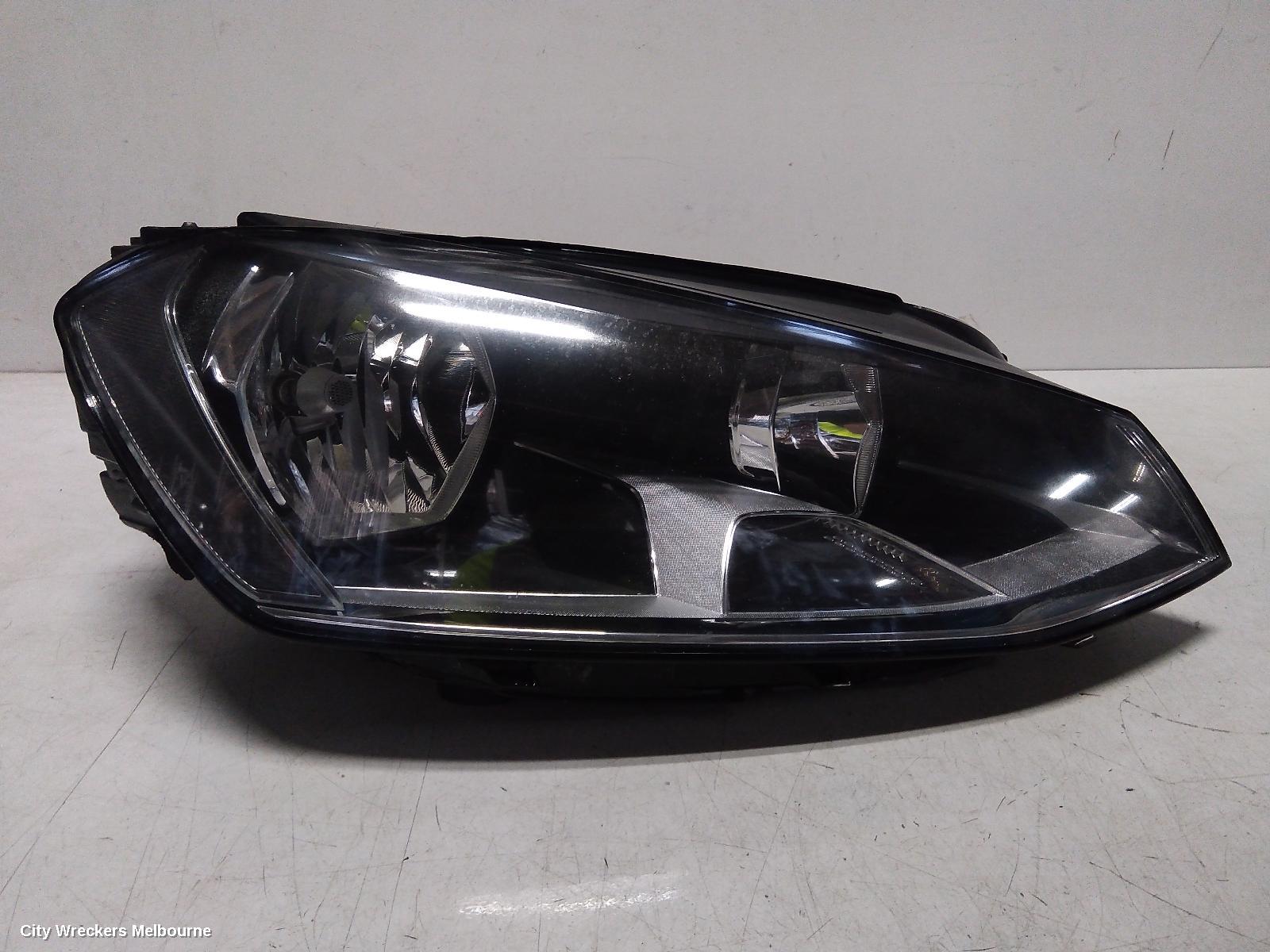 VOLKSWAGEN GOLF RIGHT HEADLAMP, GEN 7, STANDARD/TSI/COMFORTLINE/HIGHLINE/GTI, HALOGEN TYPE, GEN 7, 12/2012 - 03/2017