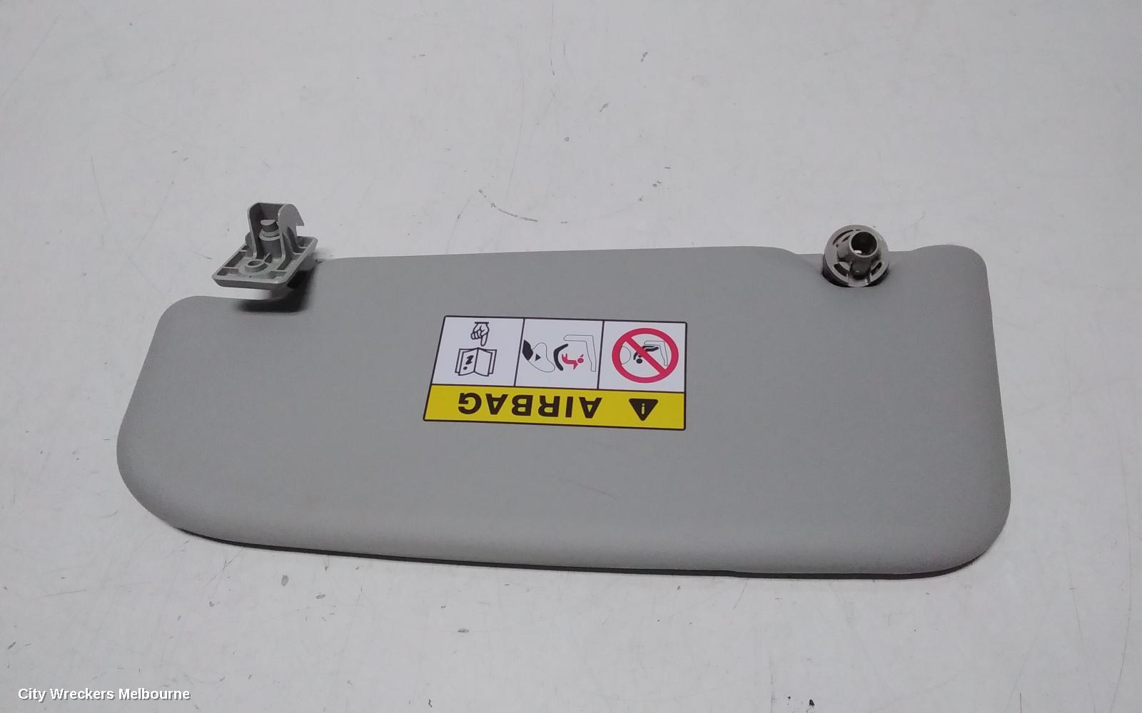 NISSAN DUALIS SUNVISOR, J10, RH SIDE, 10/2007 ONWARDS