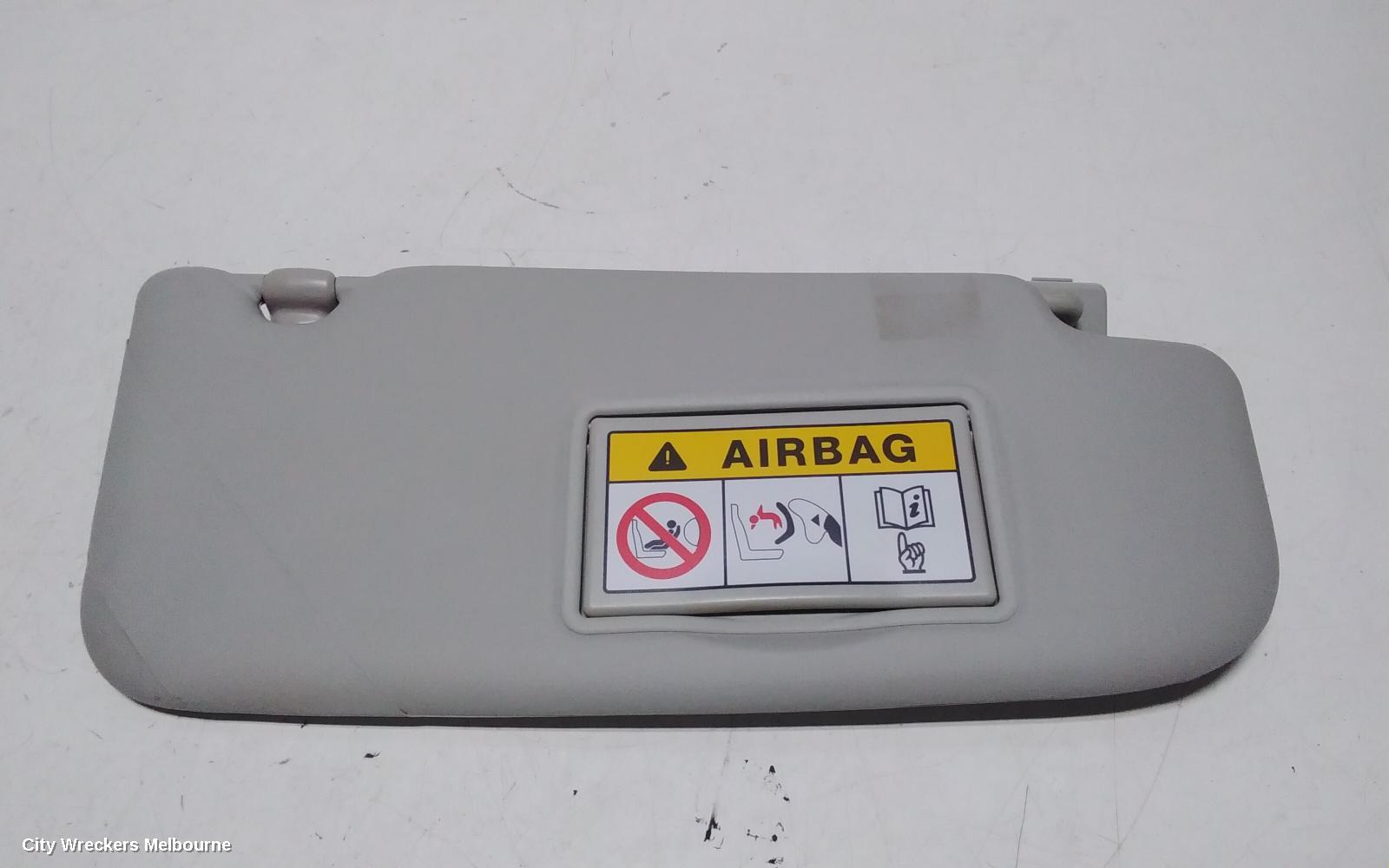 NISSAN DUALIS SUNVISOR, J10, RH SIDE, 10/2007 ONWARDS