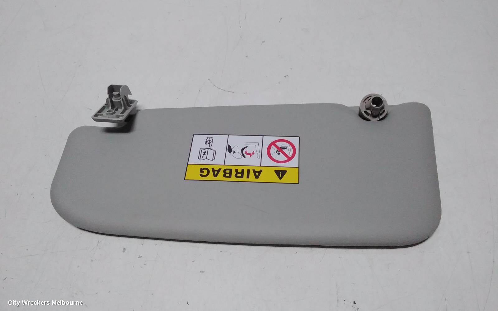 NISSAN DUALIS SUNVISOR, J10, RH SIDE, 10/2007 ONWARDS