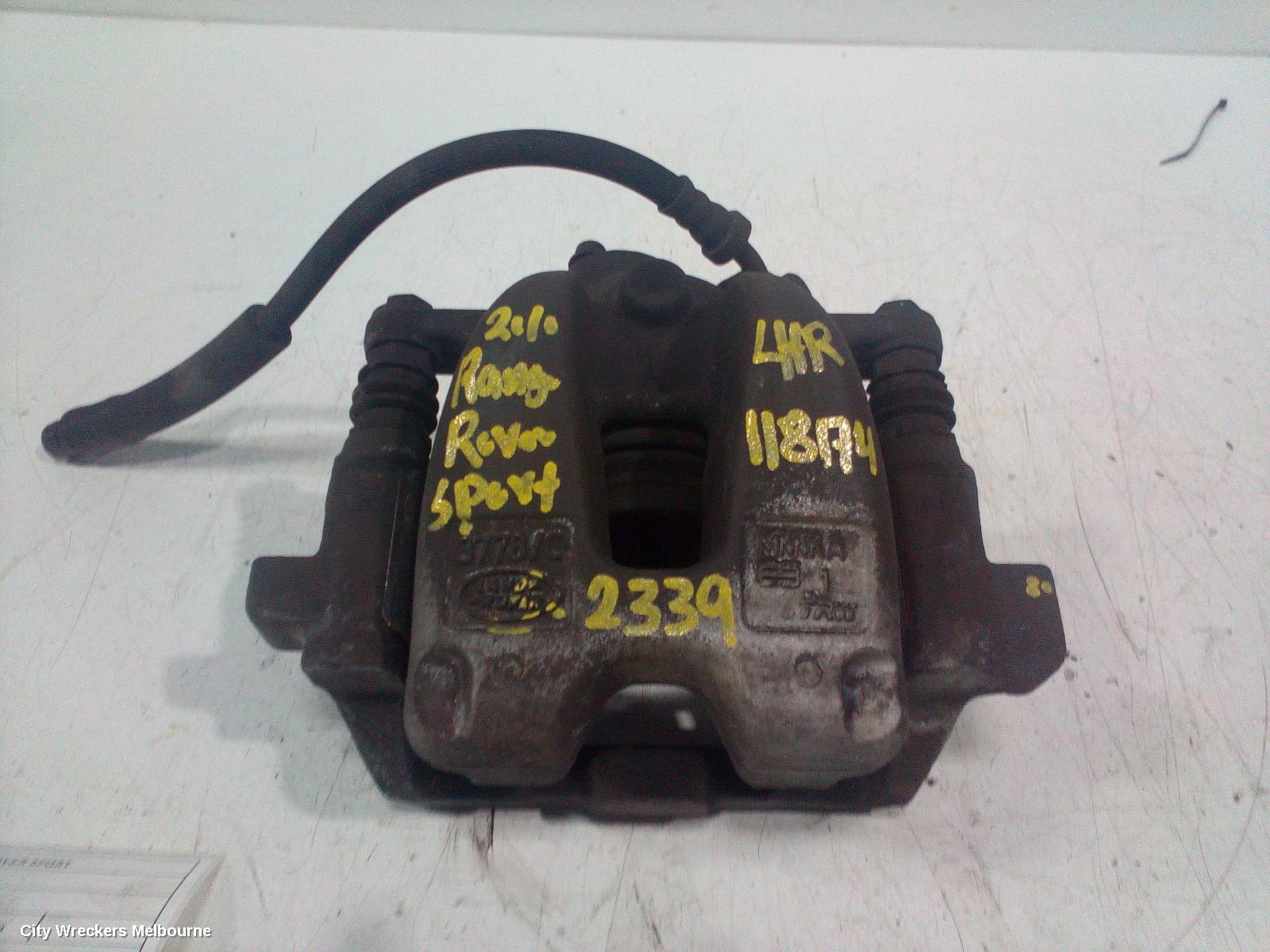LAND ROVER RANGEROVER SPORT CALIPER, LH REAR, L320, 09/2009 - 05/2013