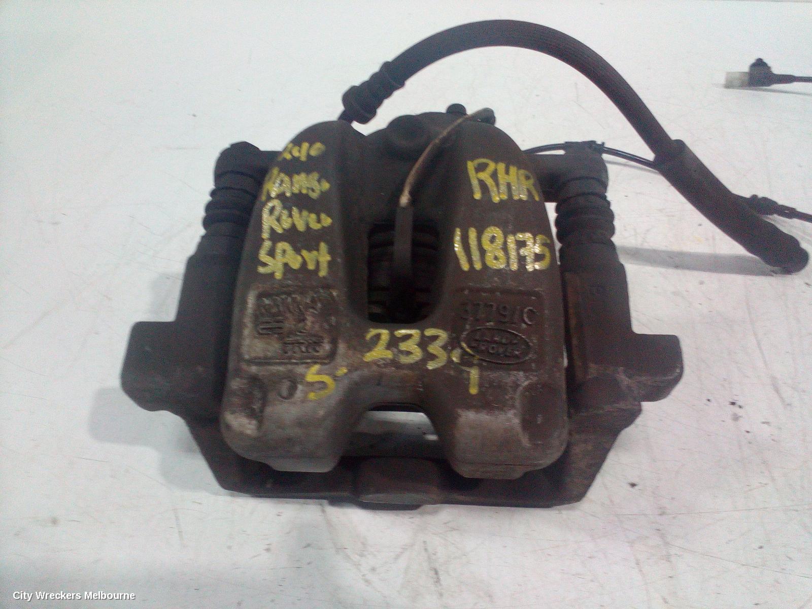 LAND ROVER RANGEROVER SPORT CALIPER, RH REAR, L320, 09/2009 - 05/2013