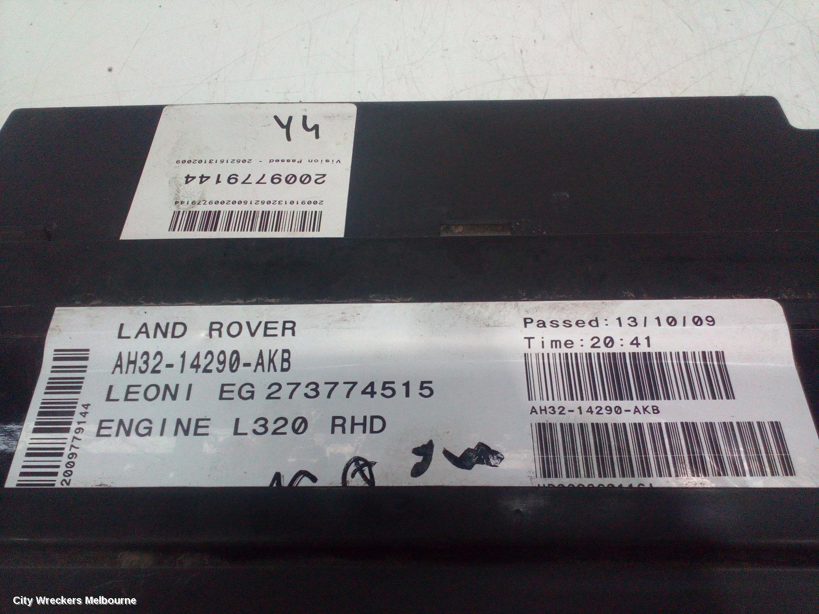 LAND ROVER RANGEROVER SPORT FUSE BOX, ENGINE BAY, L320, DIESEL, 08/2005 - 12/2013
