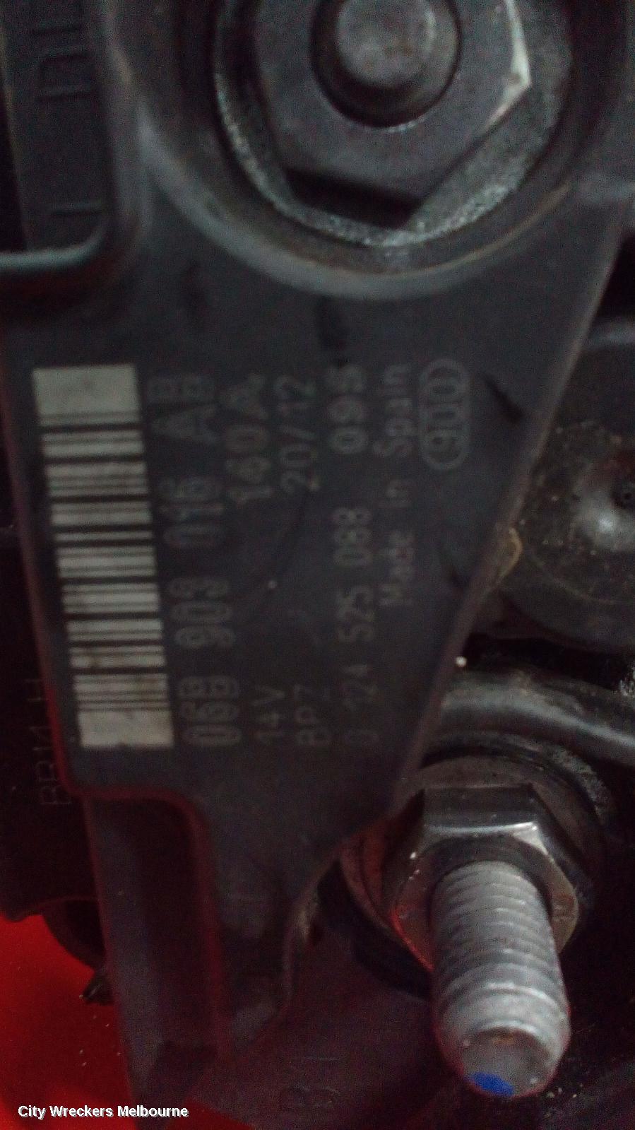 VOLKSWAGEN EOS ALTERNATOR, PETROL, 2.0, BOSCH P/N 06B903016AB, 1F, 08/2008 - 12/2014