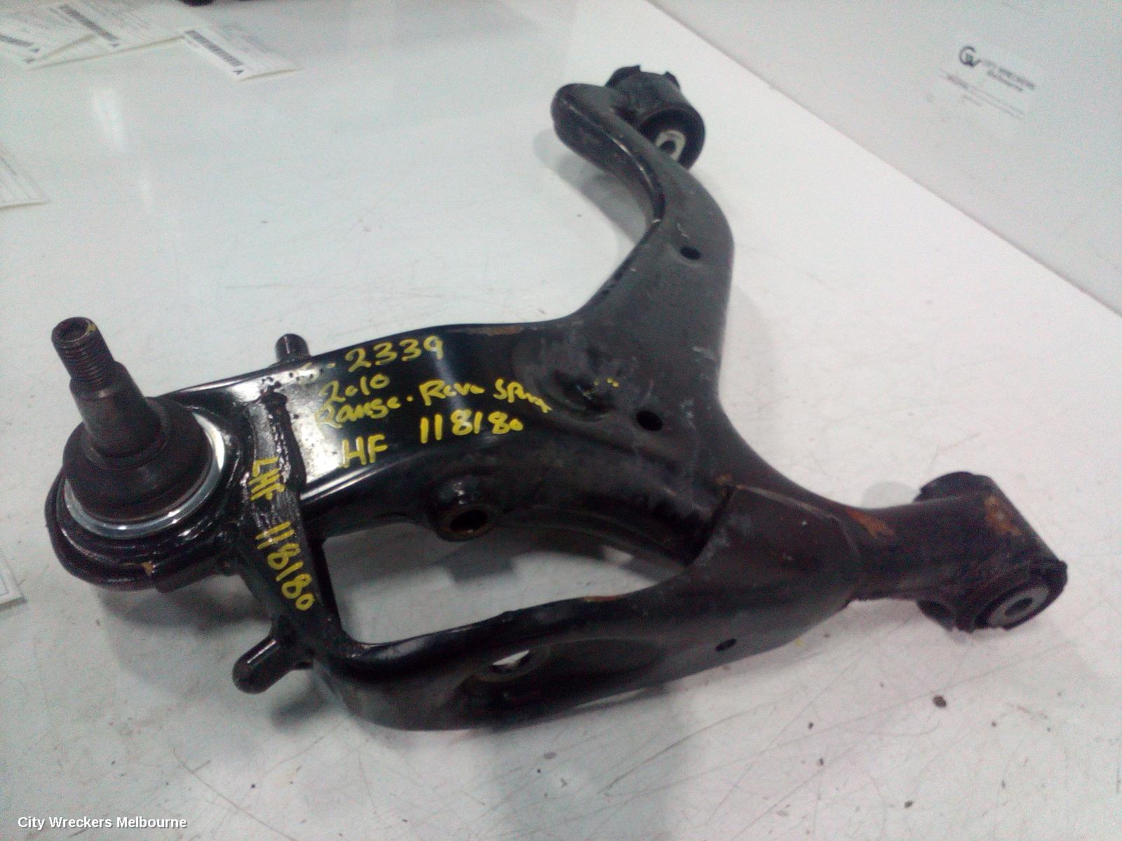 LAND ROVER RANGEROVER SPORT LEFT FRONT LOWER CONTROL ARM, L320, W/ AIR SUSPENSION TYPE, 08/2005 - 12/2013