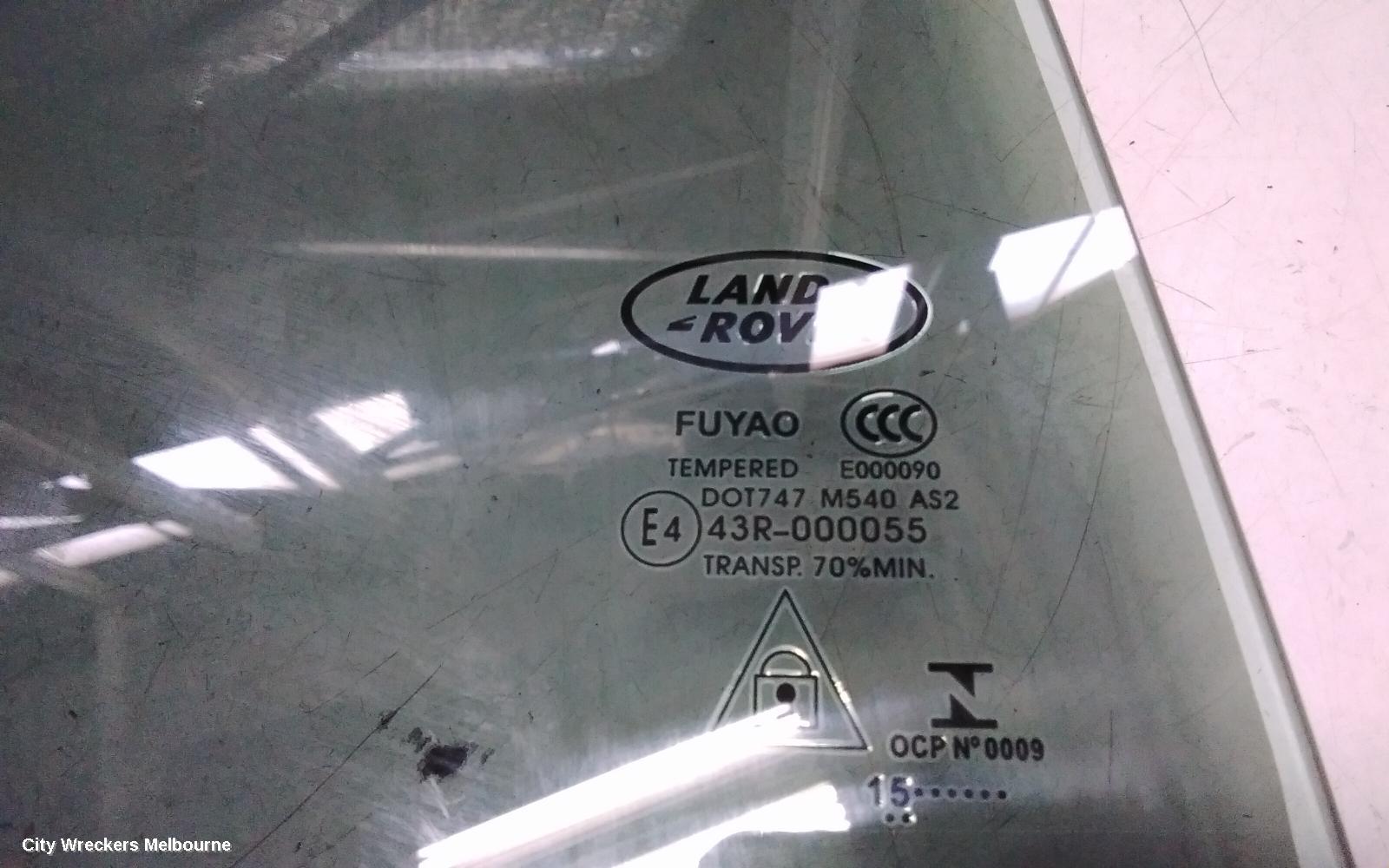 LAND ROVER DISCOVERY SPORT RIGHT REAR DOOR WINDOW, L550, 01/2015 ONWARDS