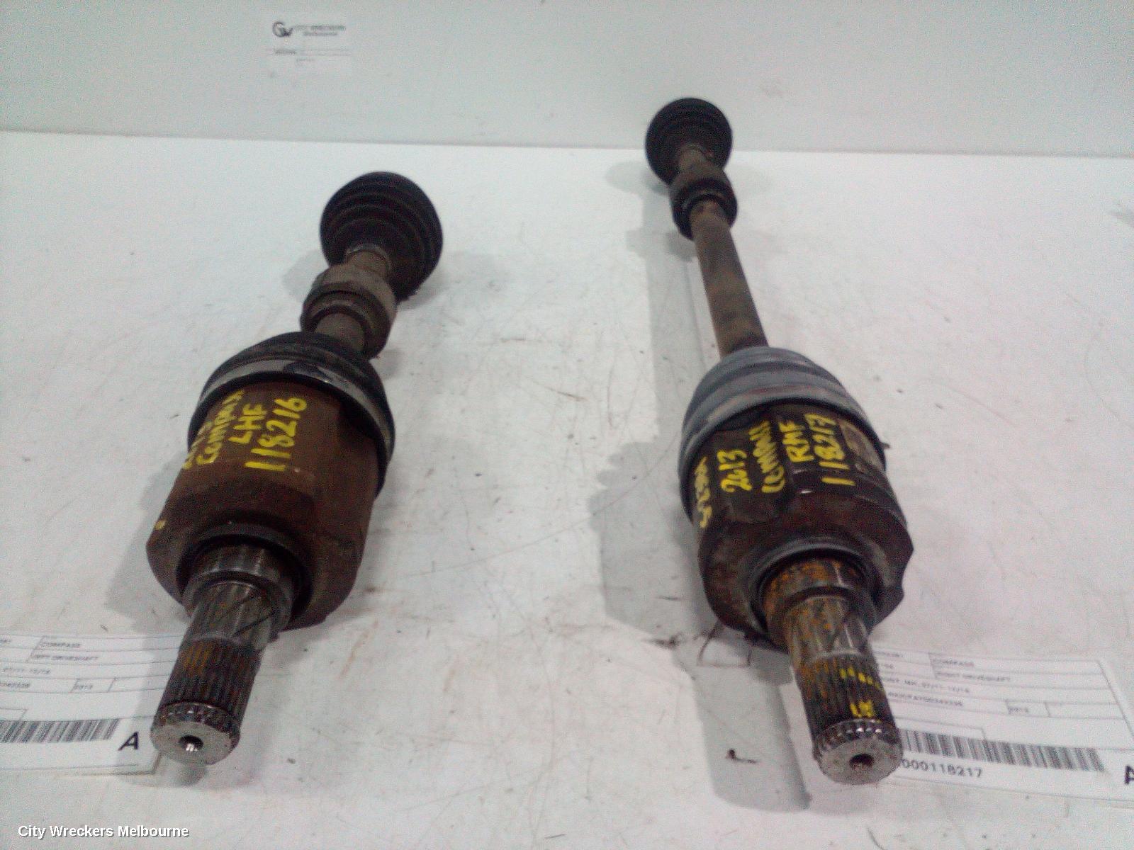 JEEP COMPASS RIGHT DRIVESHAFT, FRONT, MK, 07/2011 - 12/2016