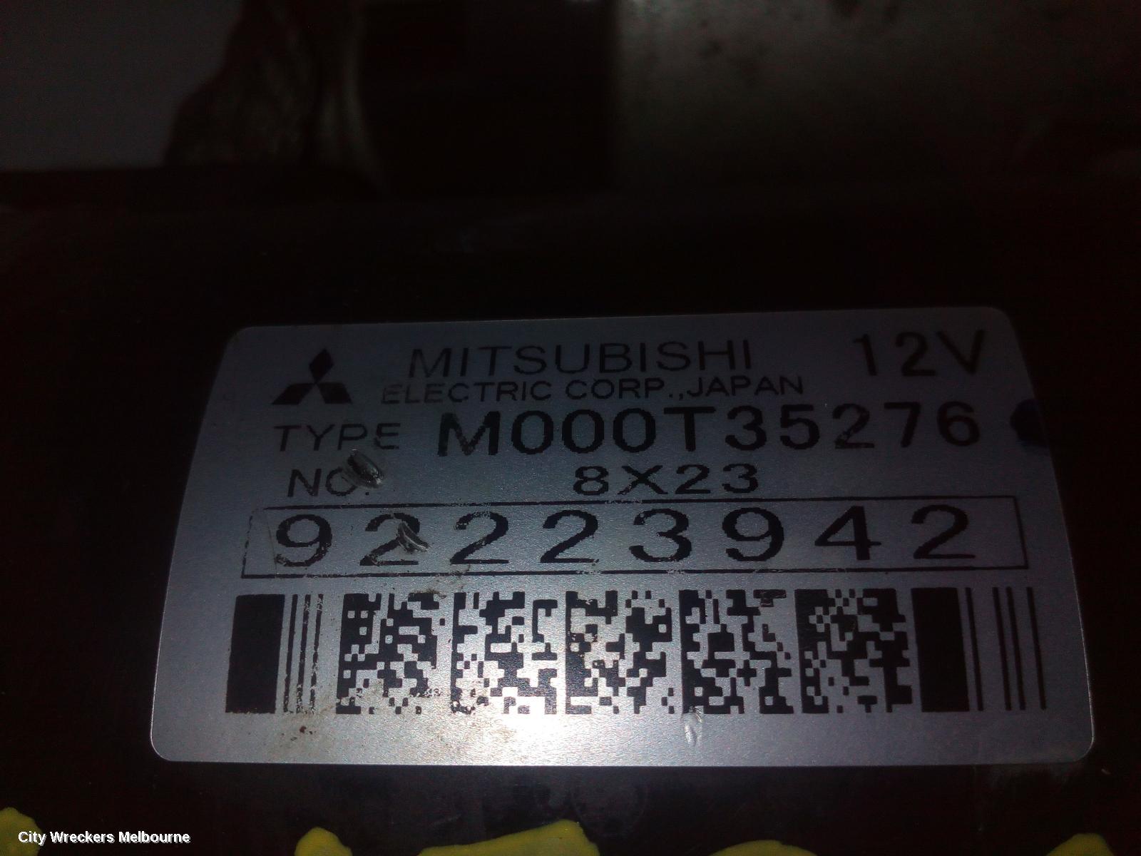 HOLDEN COMMODORE STARTER, 3.6, VE, NUT CONNECTOR TYPE, 08/2006 - 05/2013