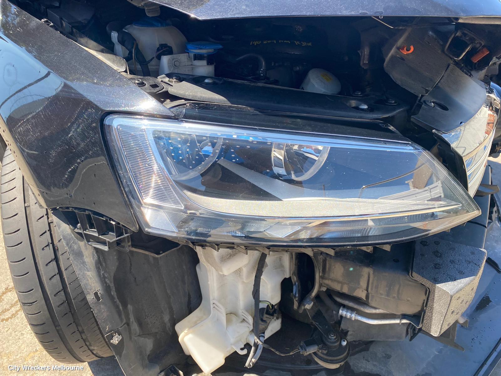 VOLKSWAGEN JETTA LEFT REAR DOOR/SLIDING, 1B, 02/2011 - 12/2017