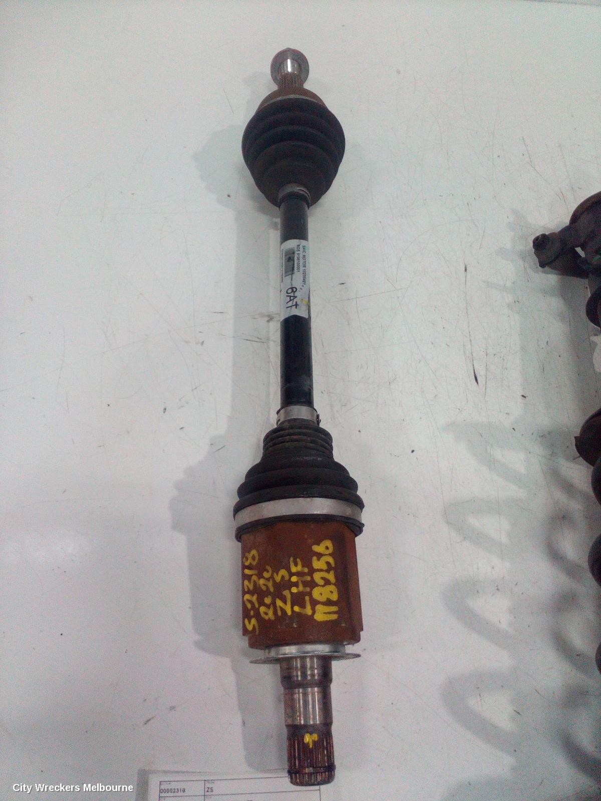 MG ZS LEFT DRIVESHAFT, AZS1, AUTO T/M, PETROL, 1.0, 09/2017 ONWARDS