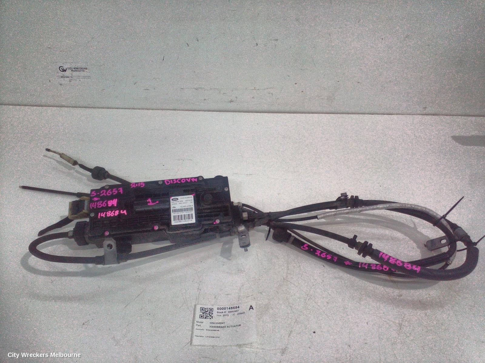 LAND ROVER DISCOVERY HANDBRAKE ACTUATOR, L319,10/2009 - 12/2016