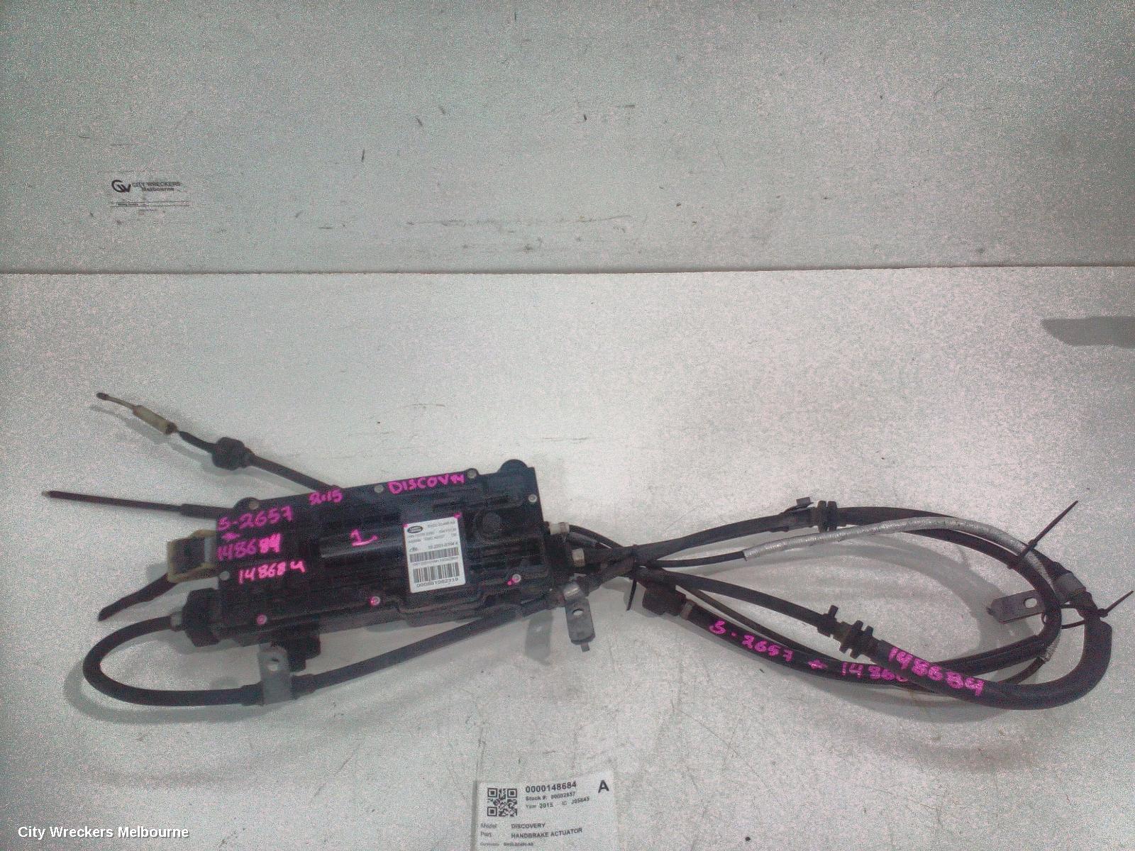 LAND ROVER DISCOVERY HANDBRAKE ACTUATOR, L319,10/2009 - 12/2016
