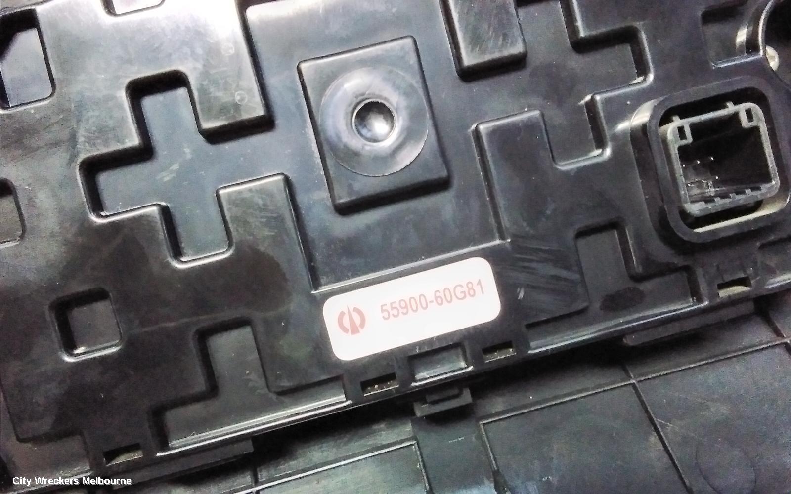 TOYOTA PRADO HEATER/AC CONTROLS, 150 SERIES, REAR, CLIMATE CONTROL TYPE, NON SEAT WARMER TYPE, 08/2009 - 11/2023