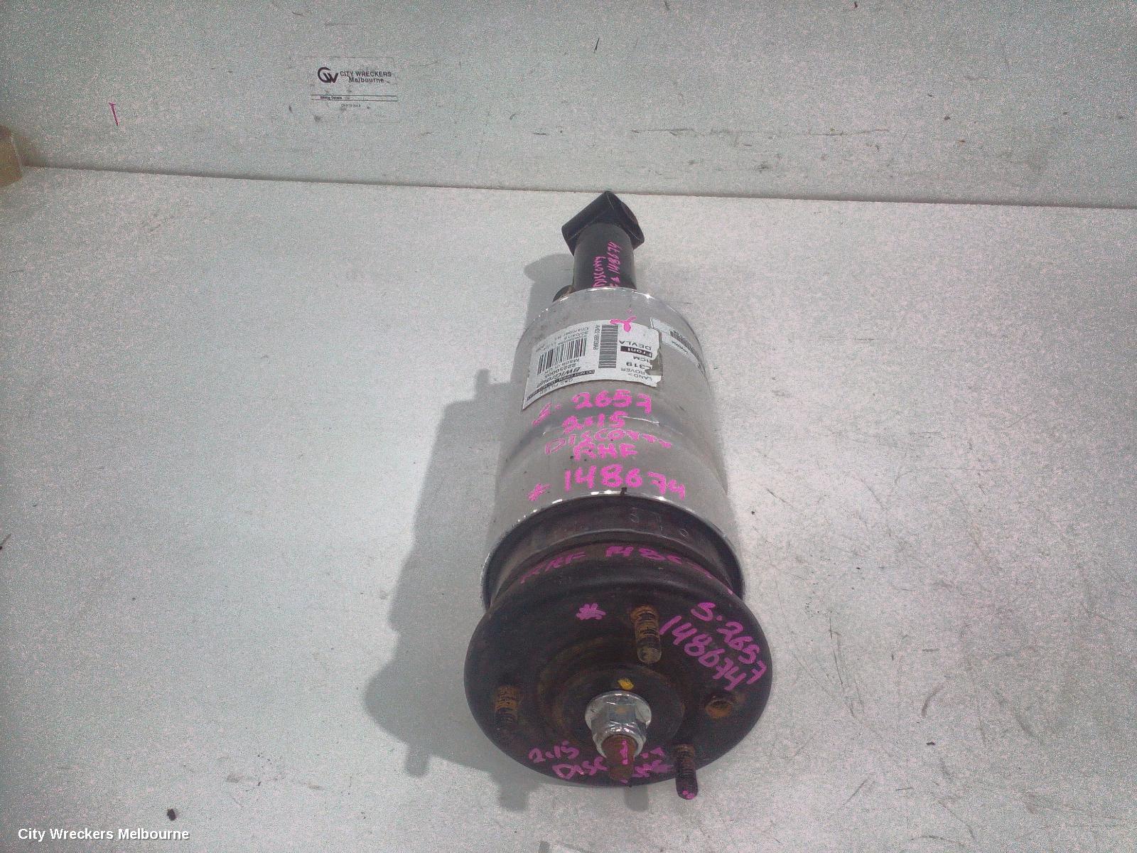 LAND ROVER DISCOVERY RIGHT FRONT STRUT, AIR SUSPENSION TYPE, 4, 10/2009 - 12/2016